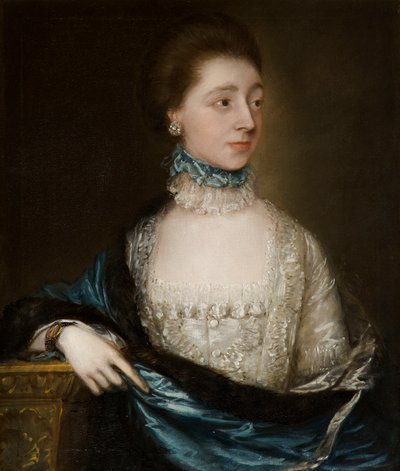 Unknown Lady with a Blue Cloak, c.1765 by Thomas Gainsborough